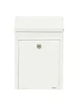 POSTKASSE TREND 1 HVIT SMART KASSE MED LÅS 32,6X21,1X9CM