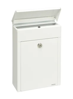POSTKASSE TREND 1 HVIT SMART KASSE MED LÅS 32,6X21,1X9CM