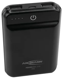 Powerbank 10800mah mini med hurtiglading