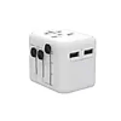Reiseadaptert inkludert 2xUSB