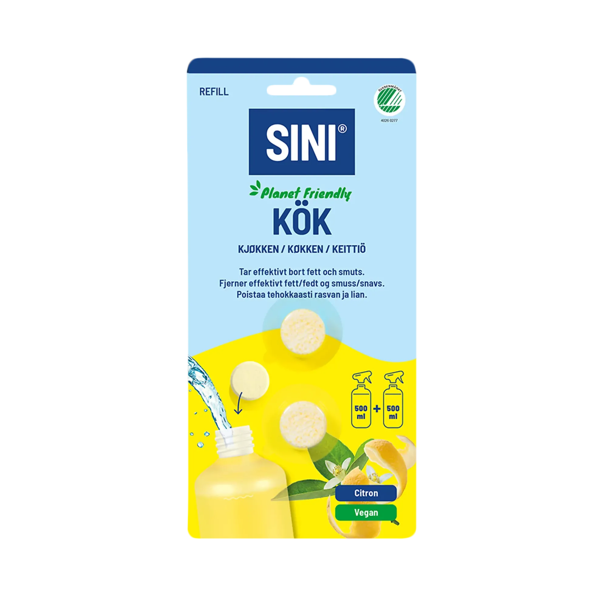 Rengjøringstablett kjøkken 2stk