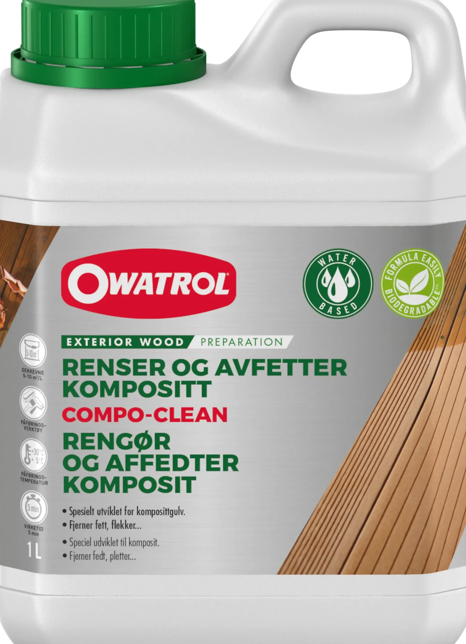 Rensemiddel compo-clean 1