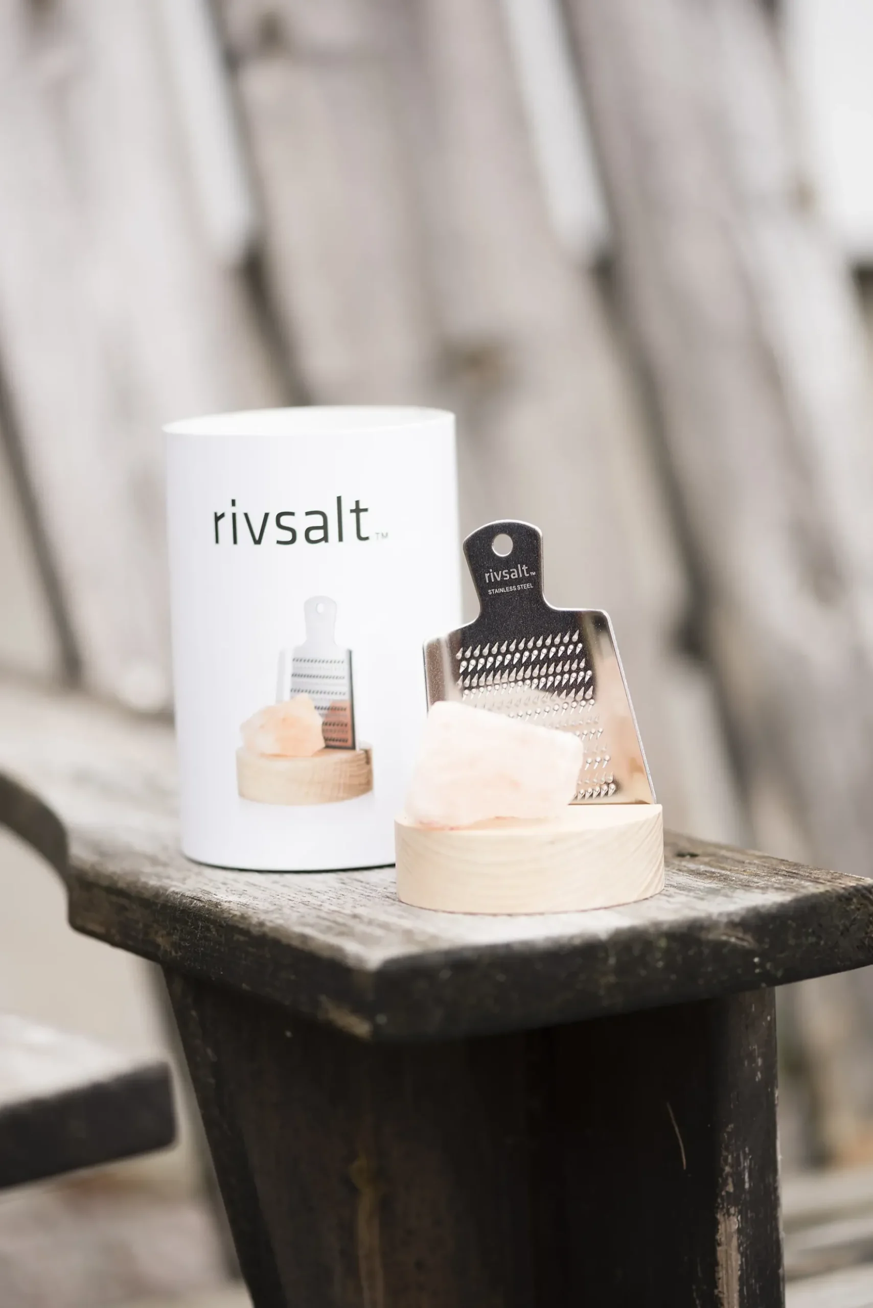 RIVJERN MED HOLDER OG HIMALAYA SALT 9CMX6,5CM
