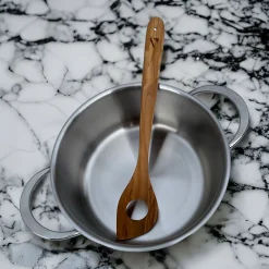 Røreskje med hull oliventre 30cm