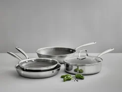 Sautépanne Premium 3-Ply 24cm med Keramisk Hybridbelegg