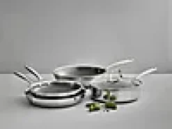 Sautépanne Premium 3-Ply 24cm med Keramisk Hybridbelegg