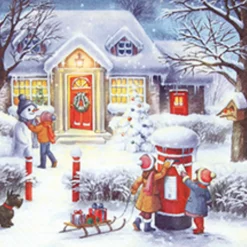 Servietter 33x33cm Enjoying Christmas Time