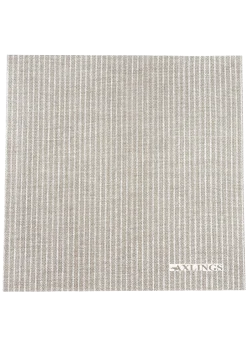 Servietter 40x40cm Krittstrek natur