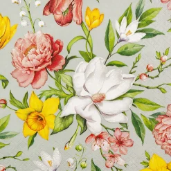 Servietter 33x33cm Spring Flowers