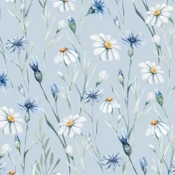 Servietter 33x33cm Wildflowers blue