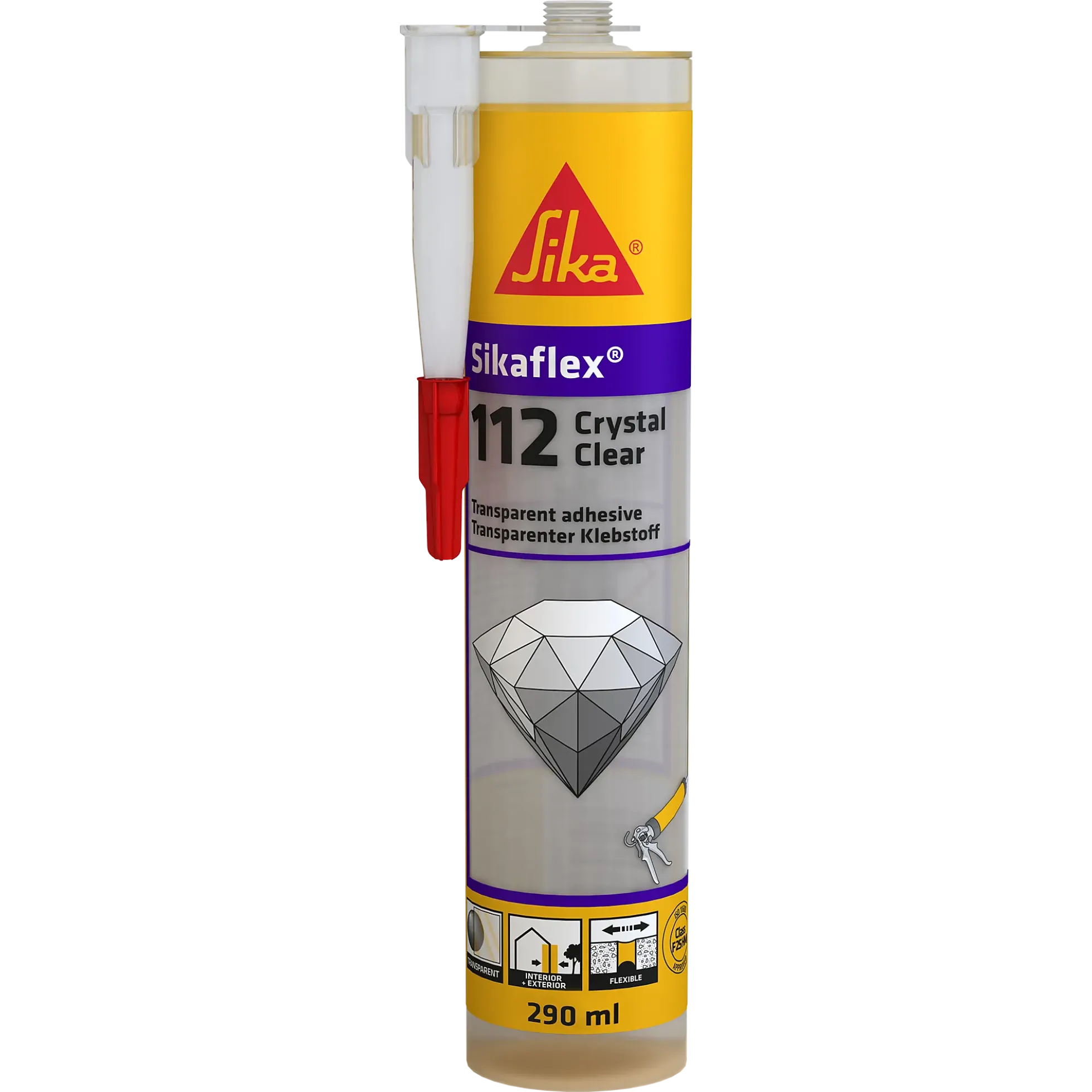 Sikaflex 112 Crystal Clear 290ml