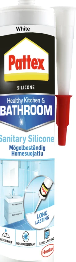 SILIKON SANITÆR HVIT 280ML
