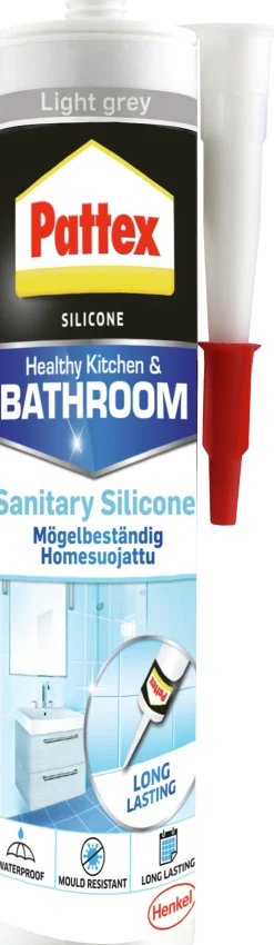 SILIKON SANITÆR LYSGRÅ 280ML