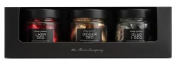 SJOKOLADEHJERTER RØD, GULL, SØLV 3X212ML 300G