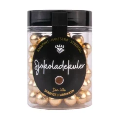 Sjokoladekuler Gull 11Mm 80g