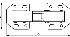 Skaphengsel 1439 flat 2stk