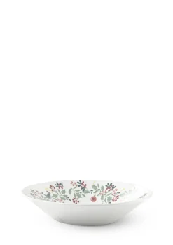 Skål Ø19cm Hvit m/dekor GC Cottage