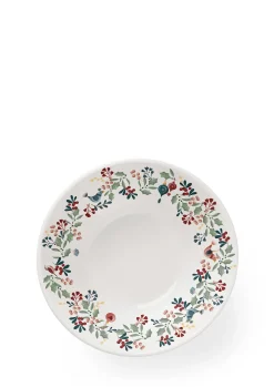 Skål Ø19cm Hvit m/dekor GC Cottage