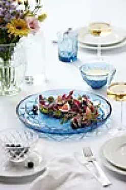 SKÅL SORRENTO 12 CM 4 STK. BLÅ GLASS