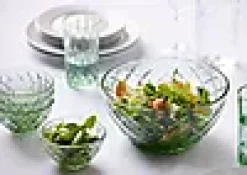 SKÅL SORRENTO 12CM 4STK GRØNN GLASS