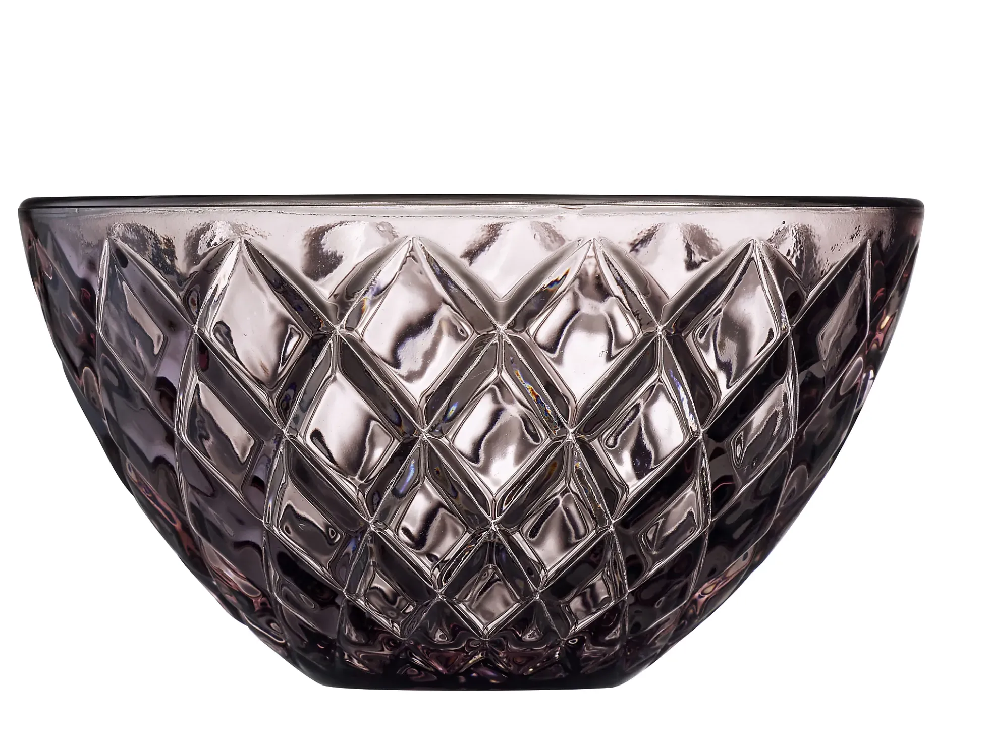 SKÅL SORRENTO 12CM 4STK. ROSA GLASS