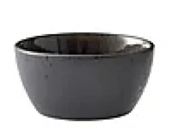 Skål sort assortert 12cm 4stk