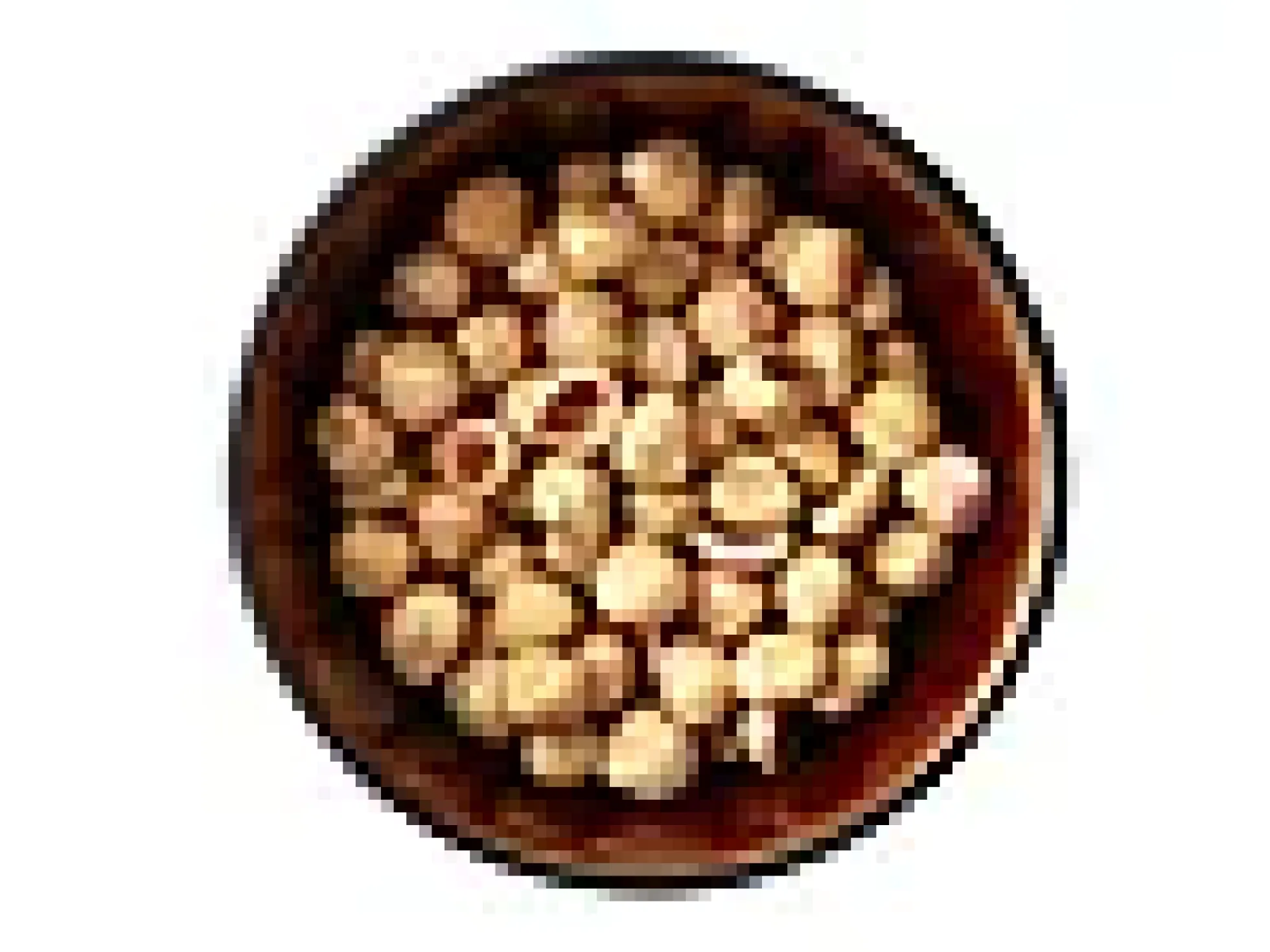 Skål sort assortert 12cm 4stk