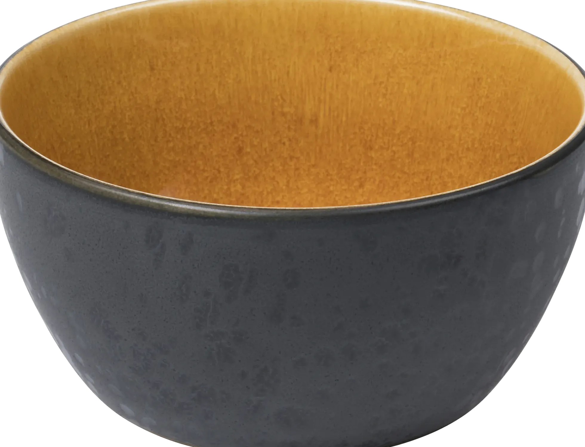 Skål sort/amber 12cm