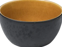Skål sort/amber 14cm