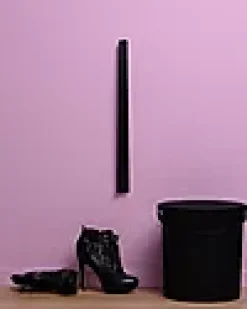 Skohorn med oppheng 58cm i gaveeske Sort matt