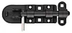 SKÅTE TIL LÅS BOLT 132MM FINSTRUKTUR SVART RUSTFRI A4 GREP