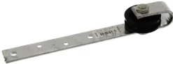 SKYVEDØRSRULLE PLAST 75MM M/STATIV PLAST