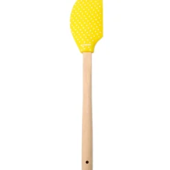 Slikkepott Gul med treskaft