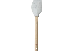 Slikkepott med treskaft marmor