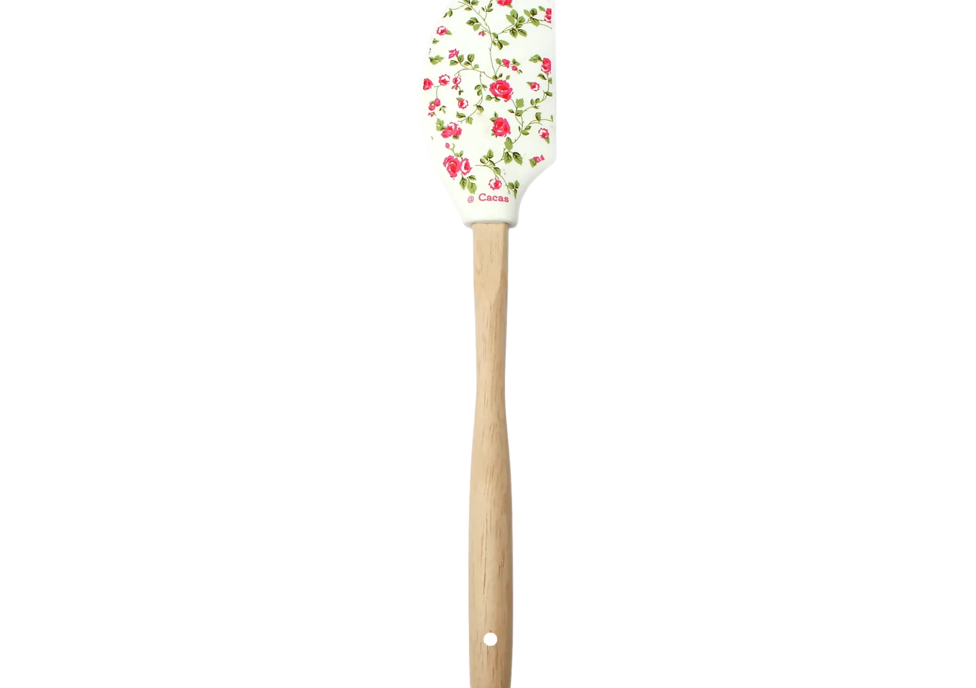 Slikkepott Rosa Blomster med treskaft