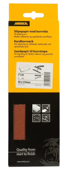 SLIPEPAPIR P120 M/BORRELÅS