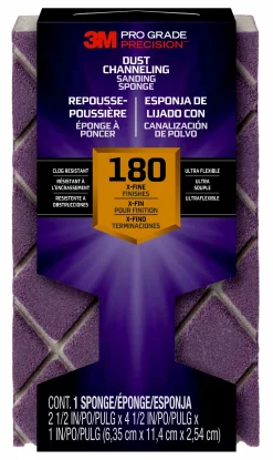Slipesvamp PRO GRADE 180 fin korning 11,4x6,35x2,5cm