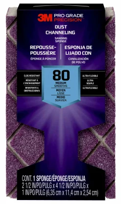 Slipesvamp PRO GRADE 80 middels korning 11,4x6,35x2,5cm