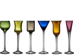 Snapseglass assortert 6stk