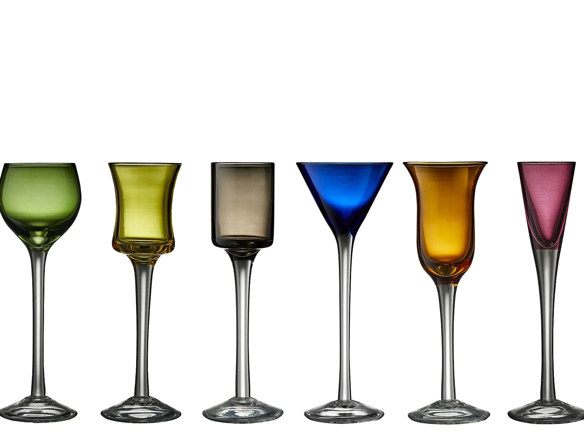 Snapseglass assortert 6stk