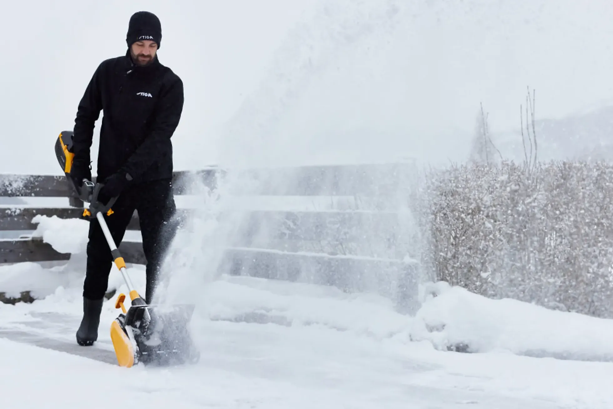 SNØFRESER ST 300E 1TRINN BATTERIDRIFT 48V ARBEIDSBREDDE 33CM