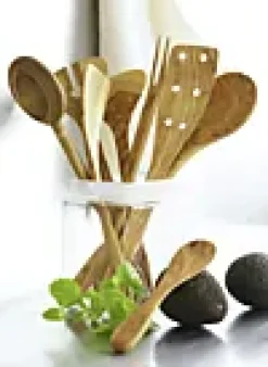 Spaghettigaffel oliventre 32cm
