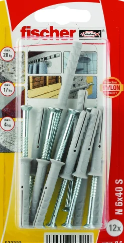 Spikerplugg N 6x40 BK