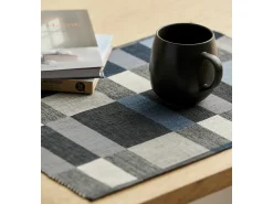 Spisebrikke Block Grey/Blue 33x48cm