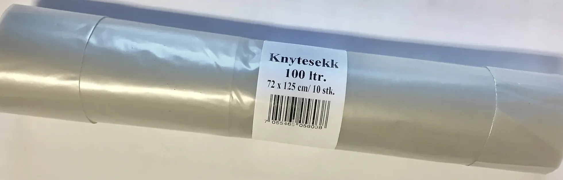 Søppelsekk 100l klar