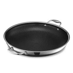 Stekepanne med lokk 36cm hybrid