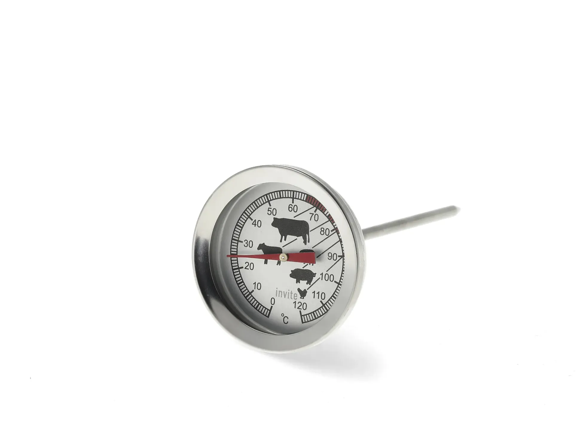 Steketermometer Metall Rustfritt Stål