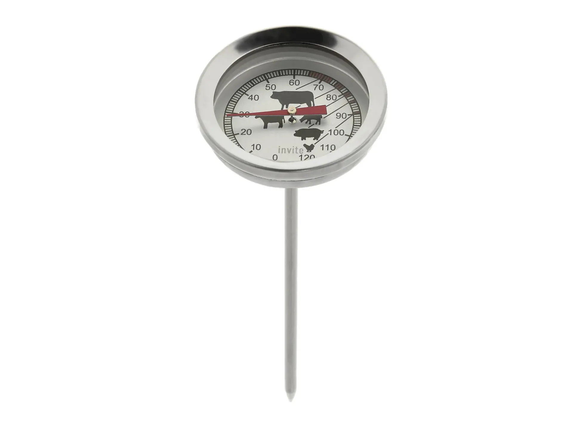 Steketermometer Metall Rustfritt Stål