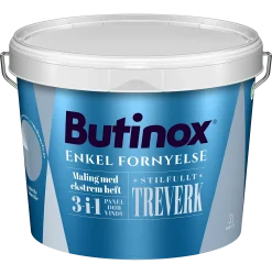 Stilfullt treverk 40 hvit base 2.7l