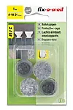 Stolbenhylse med filt transparent 18-21mm